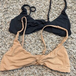 Black and Tan skims bralettes